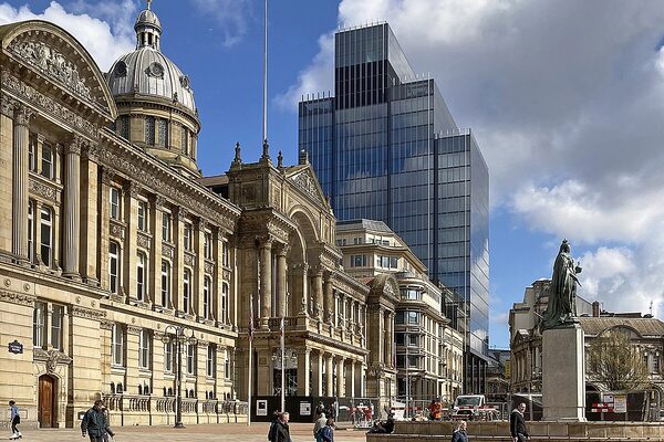 Birmingham city skyline
