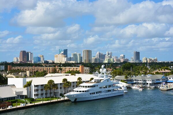 Fort Lauderdale city skyline