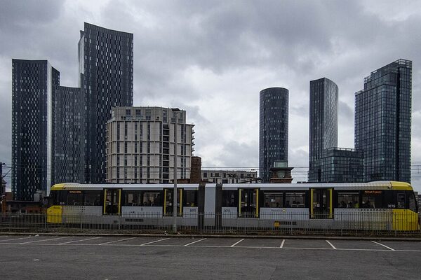 Manchester city skyline