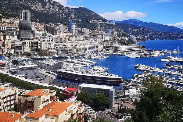 Monaco city skyline