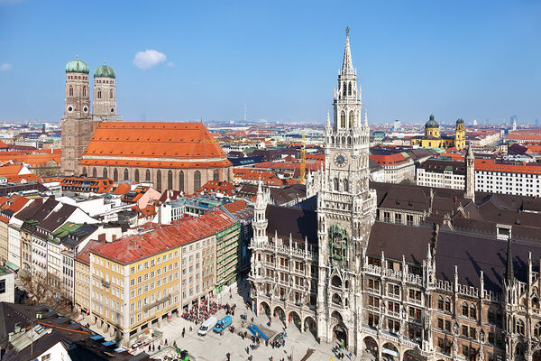 Munich city skyline