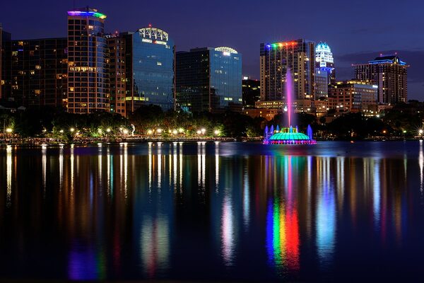 Orlando city skyline