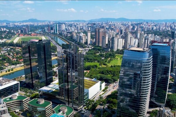 Sao Paulo city skyline