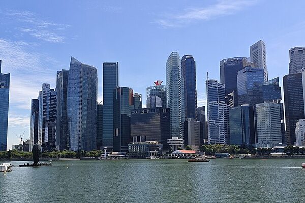 Singapore city skyline